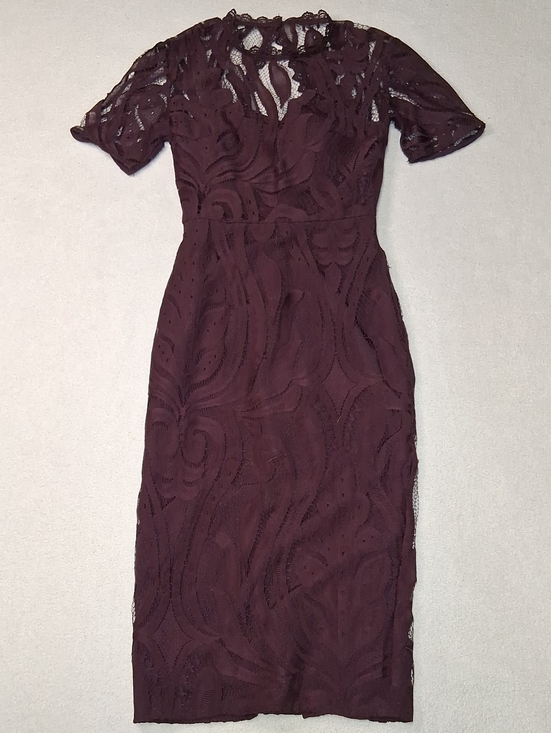 Love Dresses & Skirts - Love Plum Lace Midi Sheath Dress